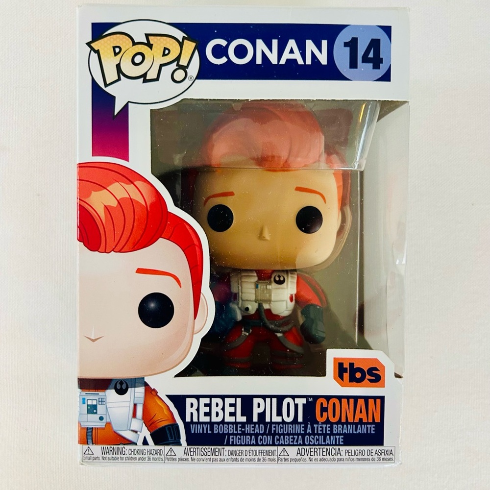 Star Wars Pop! Rebel Pilot Funko 14 Vinyl Figure Bobble Head TBS Exclusive SDCC